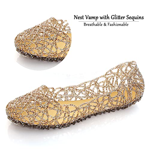 Image of Dear Time Women Flat Heel Summer Beach Jelly Shoes