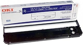 Oki Black Ribbon Cartridge -Black -Dot Matrix -5 Million Characters -1 Each -Retail
