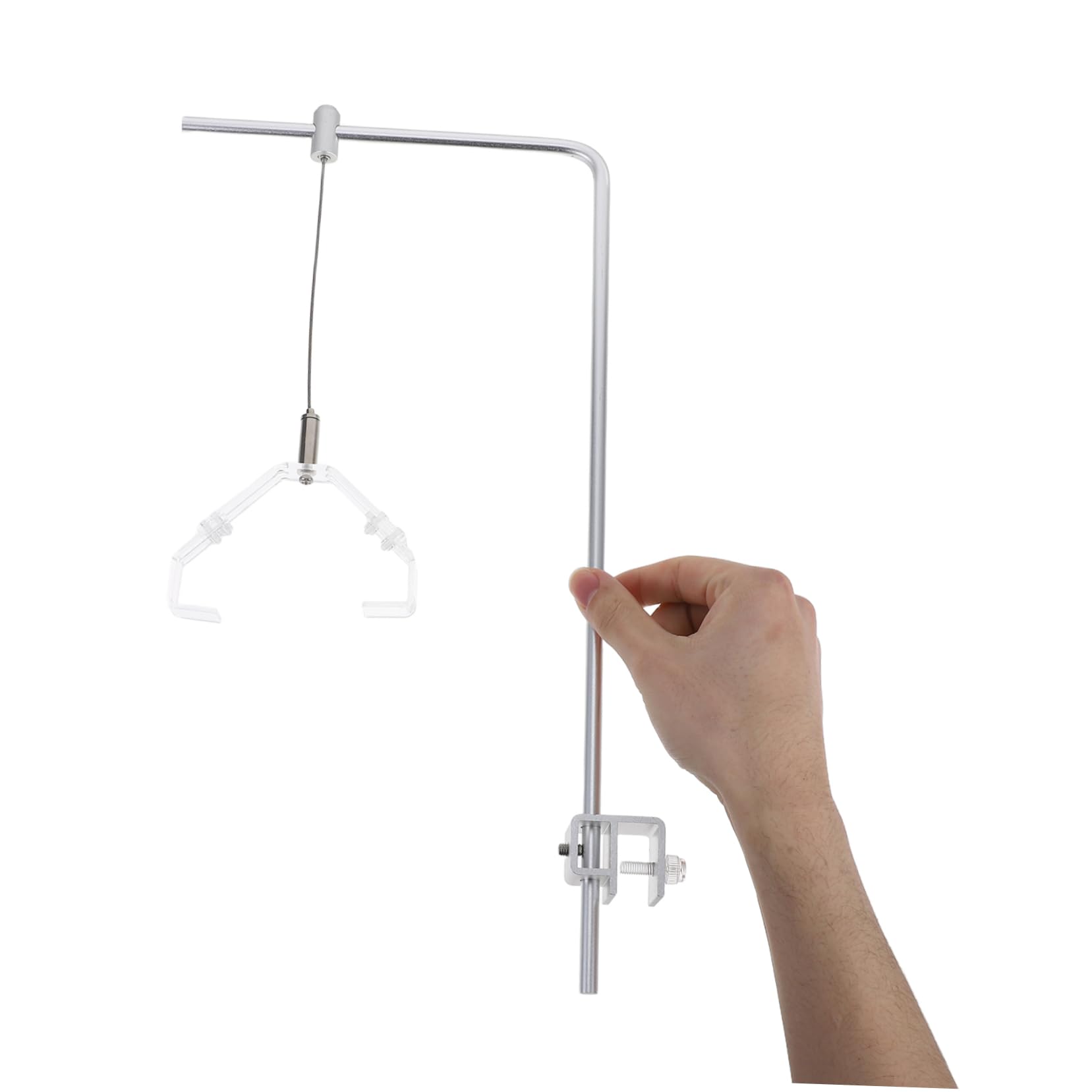 Soporte De Luz Para Acuario Ajustable De Aluminio 15.74In Para Tanques De Agua Dulce Y Salada Soporte Colgante De Luz Pecera Fácil De Instalar 2 Piezas