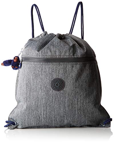 Kipling SUPERTABOO Bolsa de deporte infantil  45 cm  15 liters  Gris  Ash Denim Bl