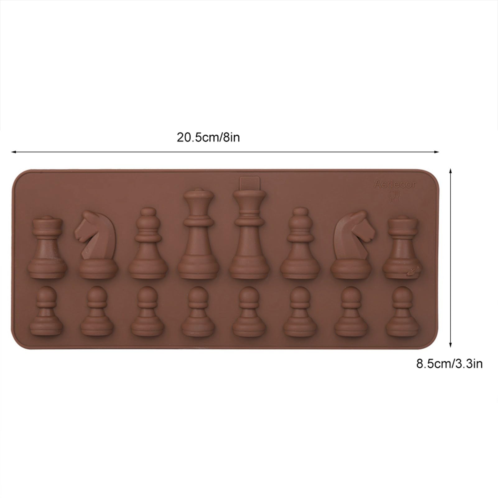 Ausla Molde de Silicona para Barra de Chocolate, Molde para Dulces de Grado Alimenticio, Resistente Al Calor, 40F a 446F, Antiadherente, Reutilizable para Hornear Pasteles, Dulces, Chocolate,