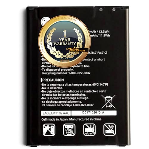 Image of Original Battery for LG V20, Stylo 3, Stylus 3, K10 Pro H990 F800L F800S F800K H915 H910PR (BL44E1F) with 1 Year Replacement Warranty