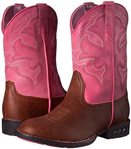 Roper Little Kids Lightning Boot, Tan, 2 | Image 6