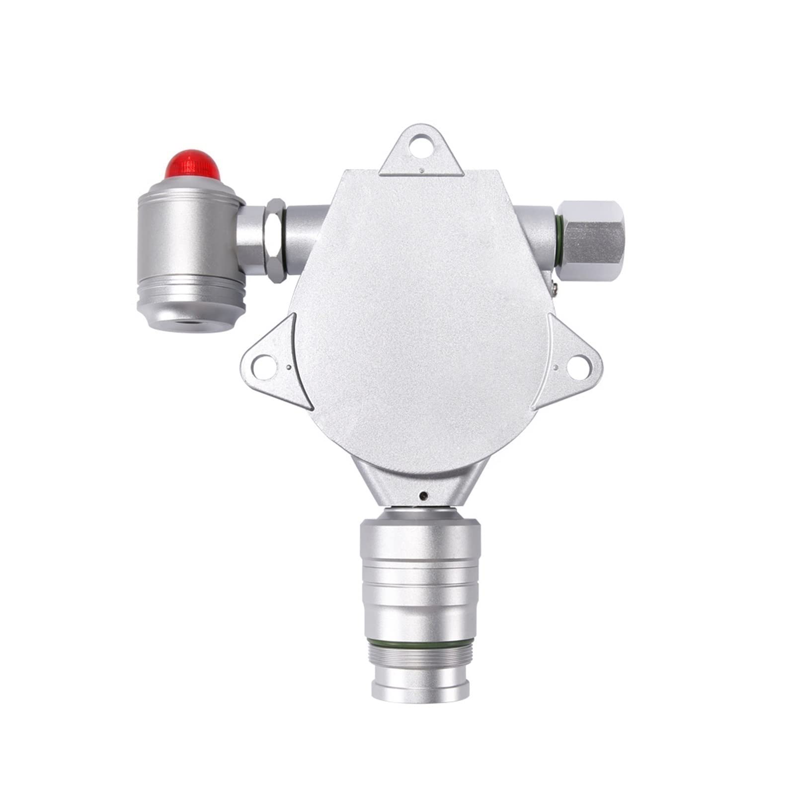 Methanol -Detektor, 0 bis 1000 ppm Gasdetektoranalysator; Hohe Präzision W/LED Alarm, Silber,Hohe Zuverlässigkeit(0-10000ppm)