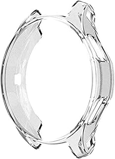 كفر حماية من السيليكون يتناسب مع جلاكسي واتش 46 و جير S3فرونتير وS3 كلاسيك، خامات متعددة، شفاف