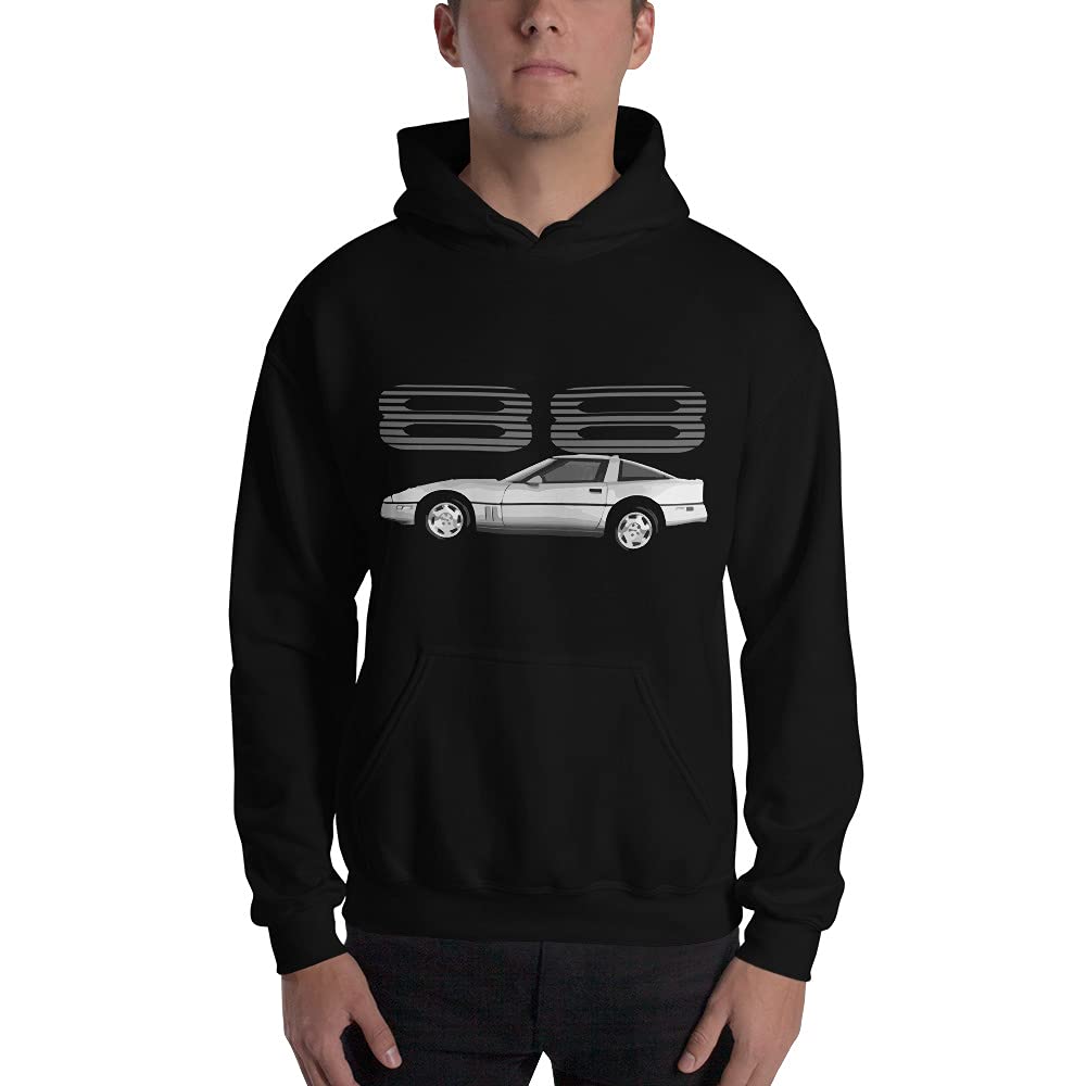 1988 Sports Car C4 męska bluza z kapturem czarna