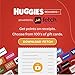 Huggies Natural Care Sensitive Baby Wipes, Unscented, Hypoallergenic, 99% Purified Water, 2 Refill Packs (352 Wipes Total)