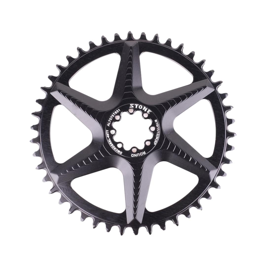 stone Compatibile con Corona Mount Direct Compatibile con SRAM Gravel Road Force AXS, Red AXS, QUARQ 12 velocità Speed CNC Alluminio 7075-T651 (48T