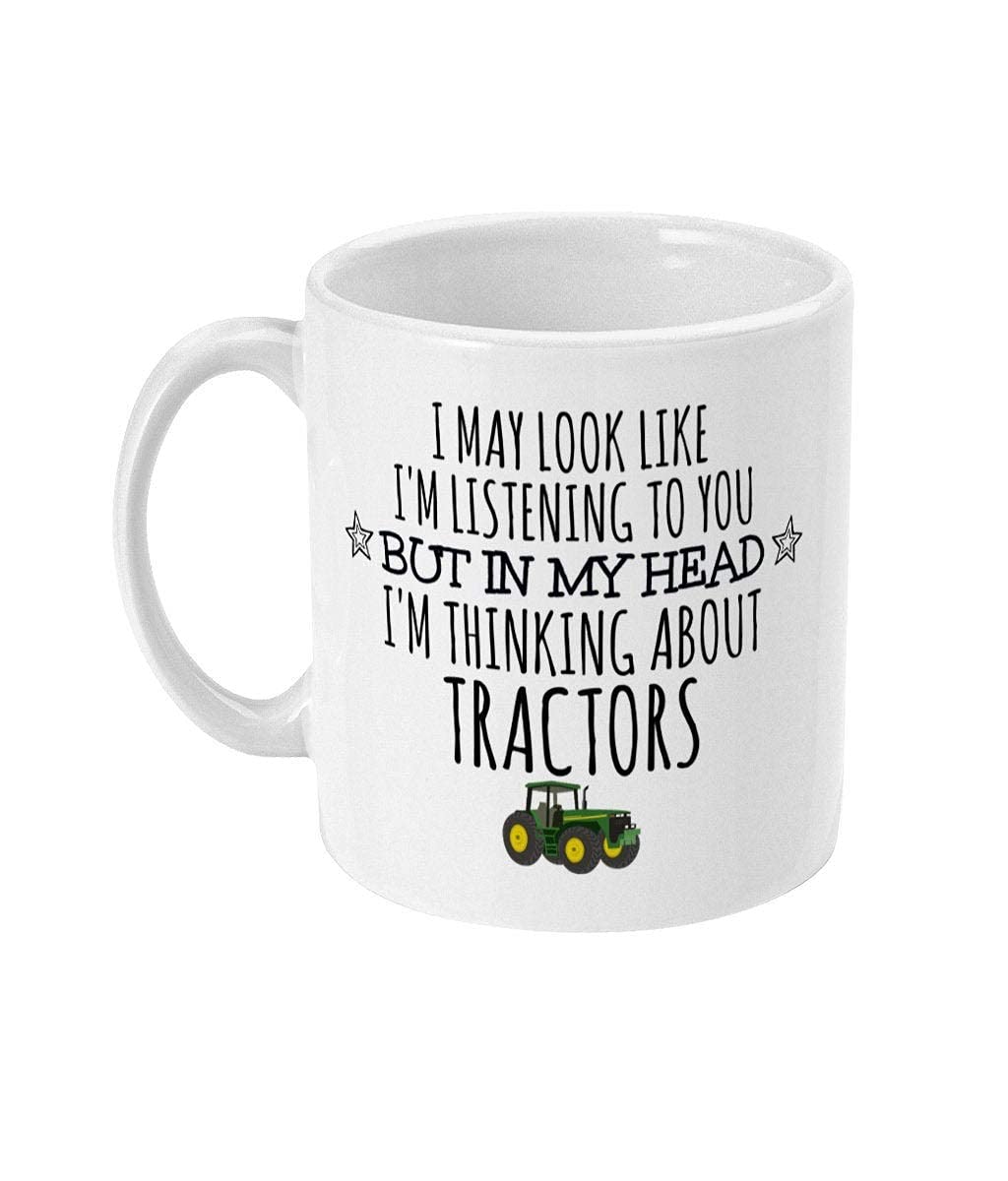 Tractor Mug Tractor Gift Funny Tractor Mug Gift for Farmer Tractor Driver Gifts Tractor Driving Gifts for Men Him Tractors Mug