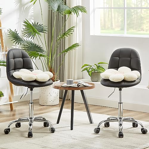 vecelo fabric swivel ergonomic office task chair reviews