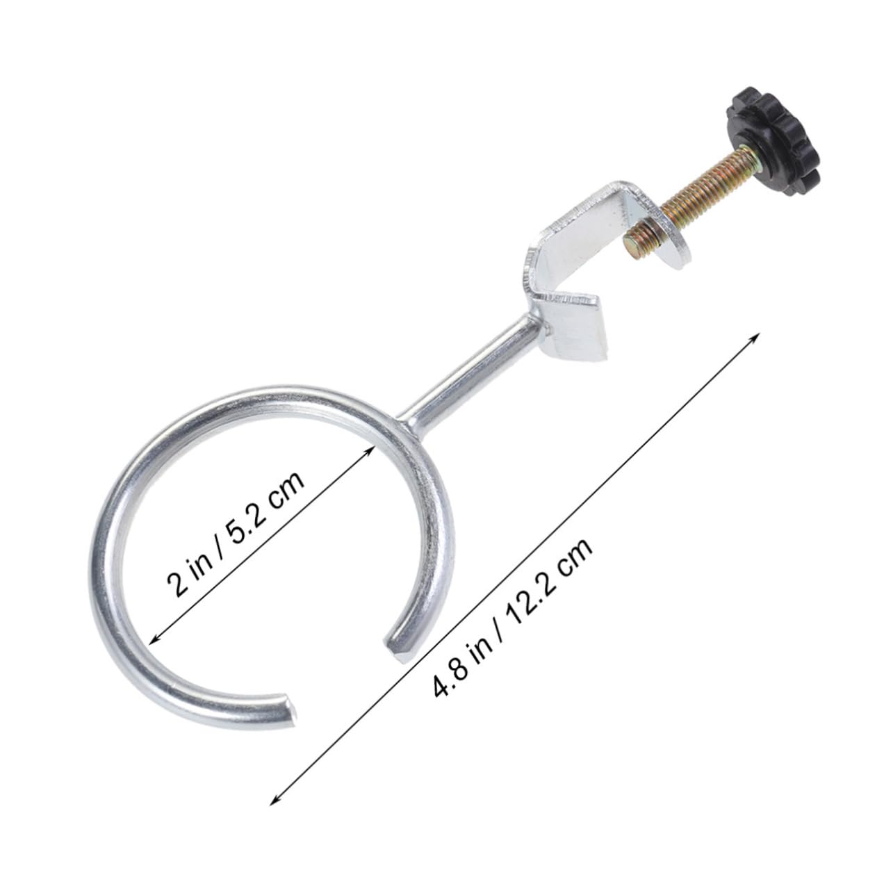 NAMOARLY Experiment Equipment Clamp and Stand Stand Lab Stand Laboratory Support Ring Retort Ring Clamp Retort Clamp Silver