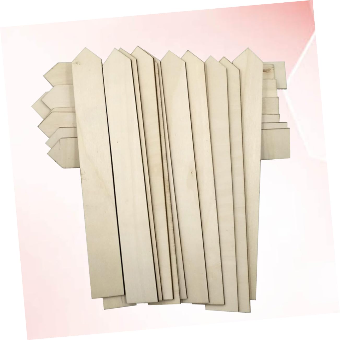 BESPORTBLE 100 Étiquettes Longues En Bois Écologique Pour Jardin, Grandes Étiquettes De Plantes Durables, Piquets En Bois Rustiques Pour Semis, Potager Et Cultures En Contenants