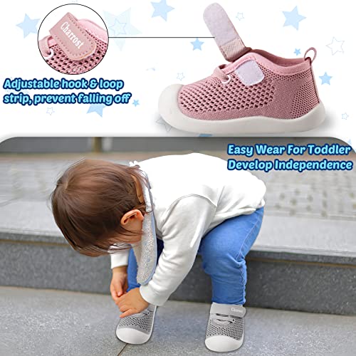 Charrost Toddler Baby Girl Boy First Walking Shoes Checkered Sneakers Sizes 3/4/5/6/7/8T. Soft, Cute,Flexible for First Walkers. Non-Slip, Slip On, Wide Toe Box Indoors Outdoors2