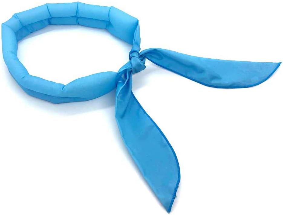 EutuxiaCooling Scarf. Wrap Soaked Tie, Crystal Polymer Keeps Cool, Reusable. Indoor Outdoor Leisure Activities & Sports
