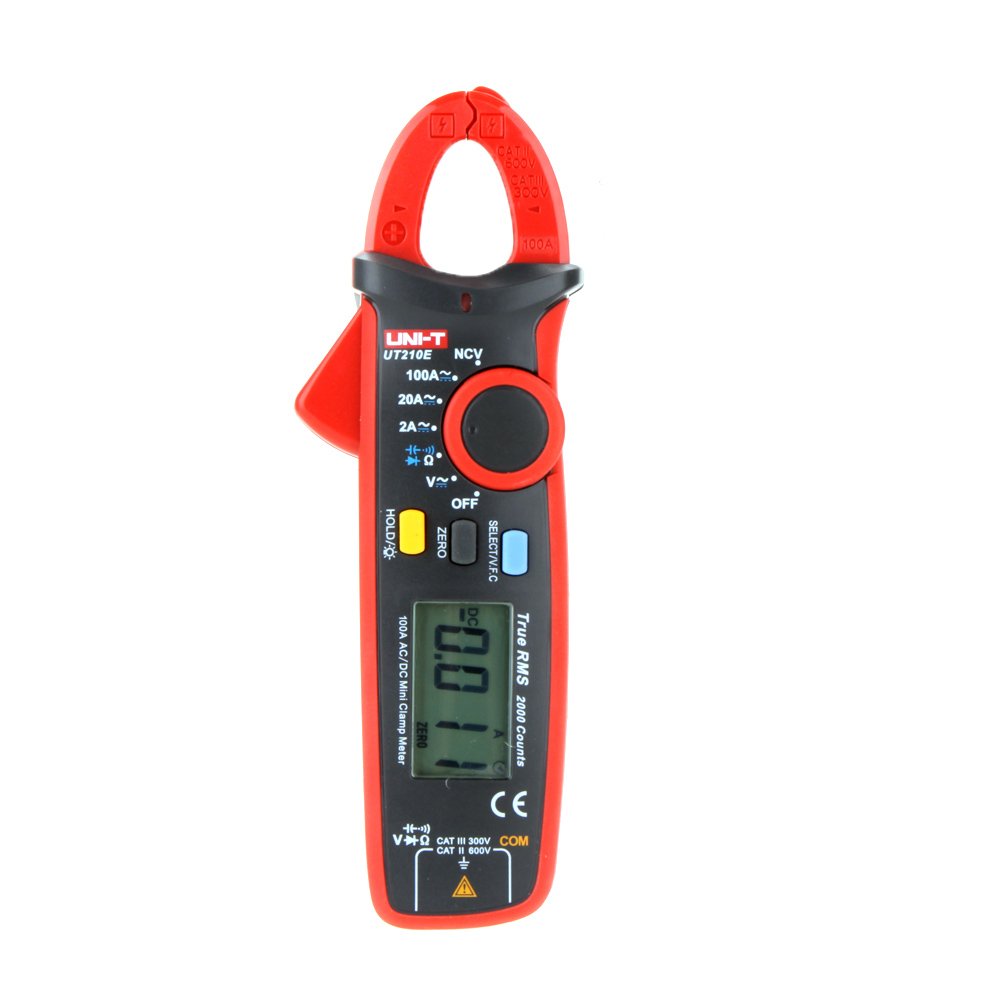HappyCow Unit UT-210E Multimètre numérique AC DC avec pince multimètre de résistance de fréquence