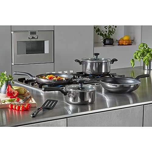 Foto von Tefal Resist Intense Crêpepfanne 25 cm, Pancake Pfanne mit Antihaftversiegelung, widerstandsfähig, nicht induktionsgeeignet, Thermo-Signal bei idealer Brattemperatur, einfache Reinigung, D52210