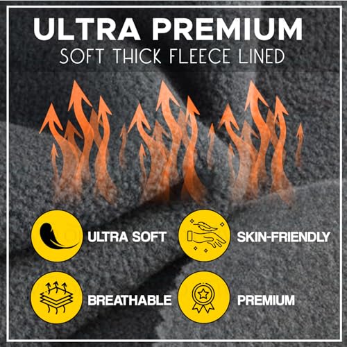 Image of Olivio Winter 3-in-1 Set: Premium Knitted Beanie Hat, Insulated Thermal Gloves and Soft Fleece Lined Scarf for Men & Women - Cozy, Stylish, Warm Cold Weather Gear, Perfect for Outdoor Activities