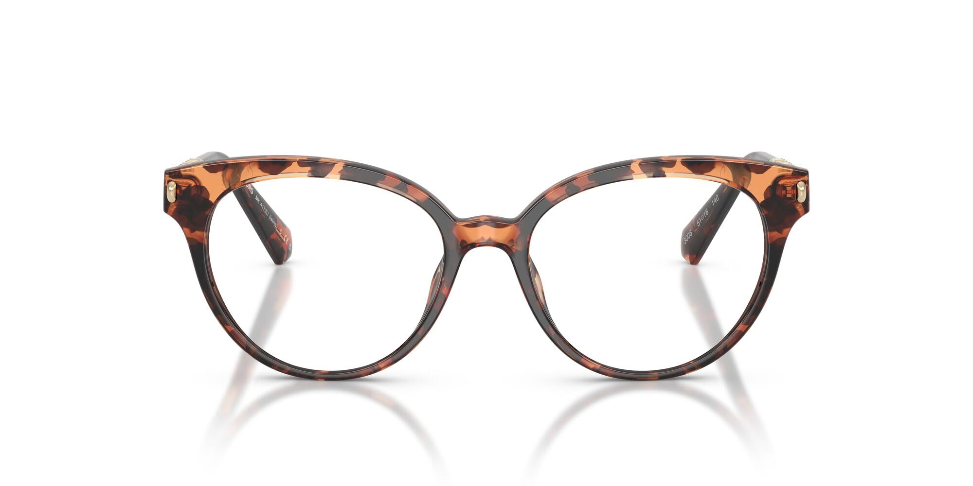 Michael Kors Women's Mk4172u Istria Universal Fit Round Prescription Eyewear Frames