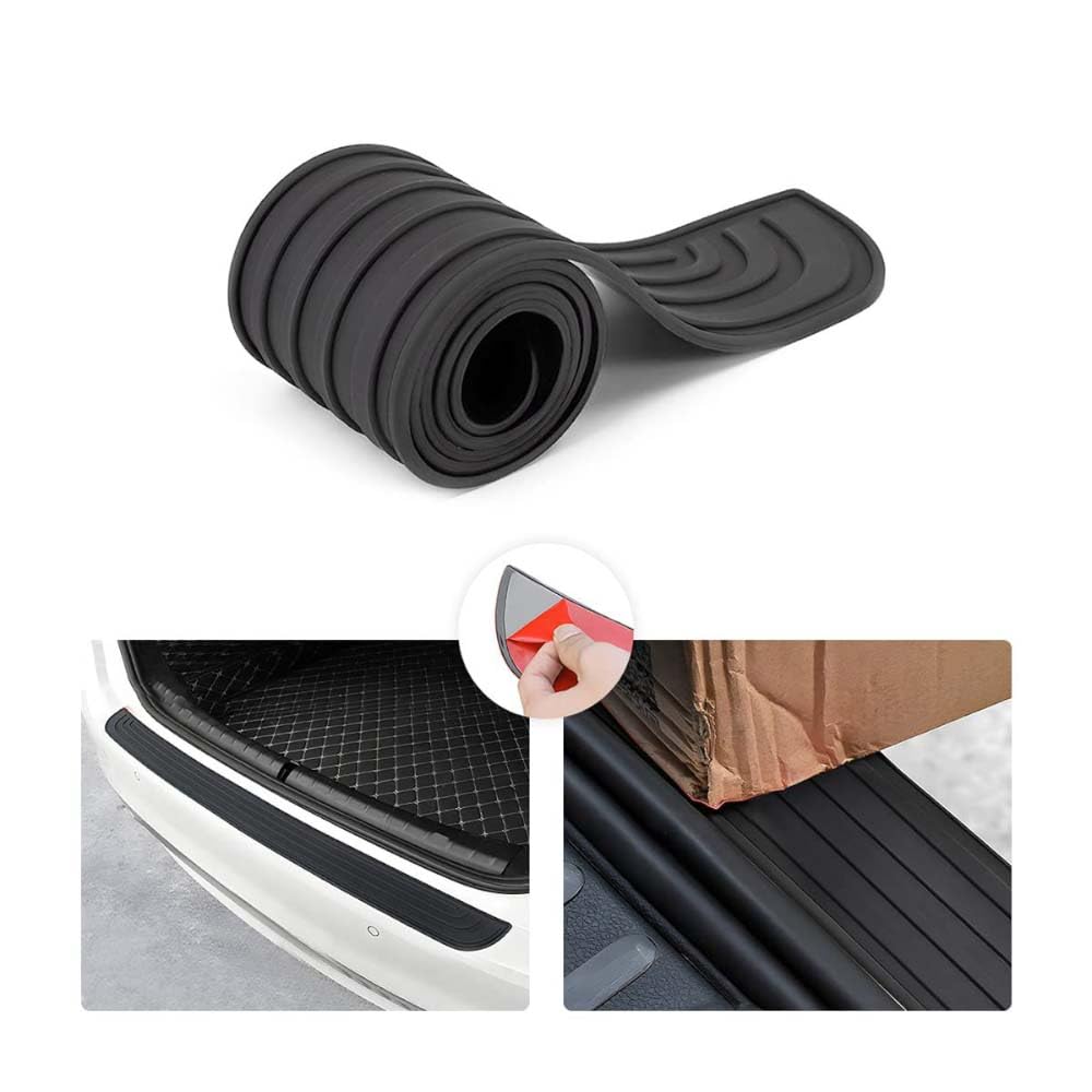 Auto-achterbumper Beschermer, voor VW ID. 2all ID. BUGGY ID. Buzz ID. CROZZ ID. LIFE ID. ROOMZZ Anti-Kras Anti-botsing Slijtvastheid Achterbumper Beschermer Strip Styling Accessoires,A