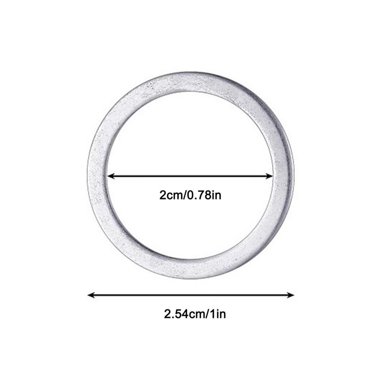 Lot de 5 bagues de réduction pour lames de scie circulaire 20 mm Diamètre variable 16 mm