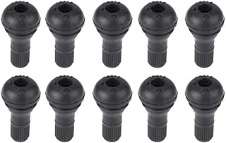 tr412, Tire Valve Stem,10Pcs Car TR412 Snap in Valve Durable Auto TR412 Wheel Snap in Tire Tyre Valve Stem Dust Cap Rubber Valve for ATV Lawn