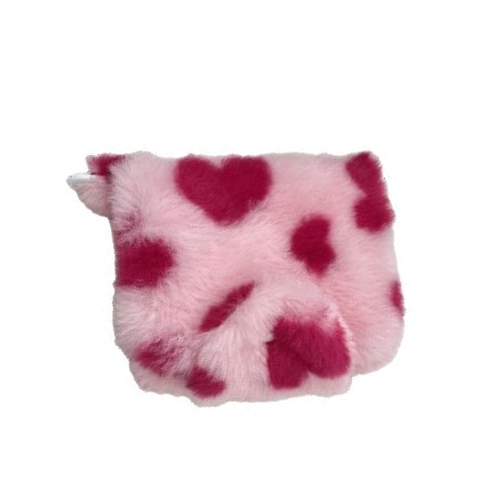 Kalttoy Girls A Sturdy Plush Materials Heart Shape Pouches For Small Object Protections With Easy Cleaning Feature Nd Dorable Small Items Bag