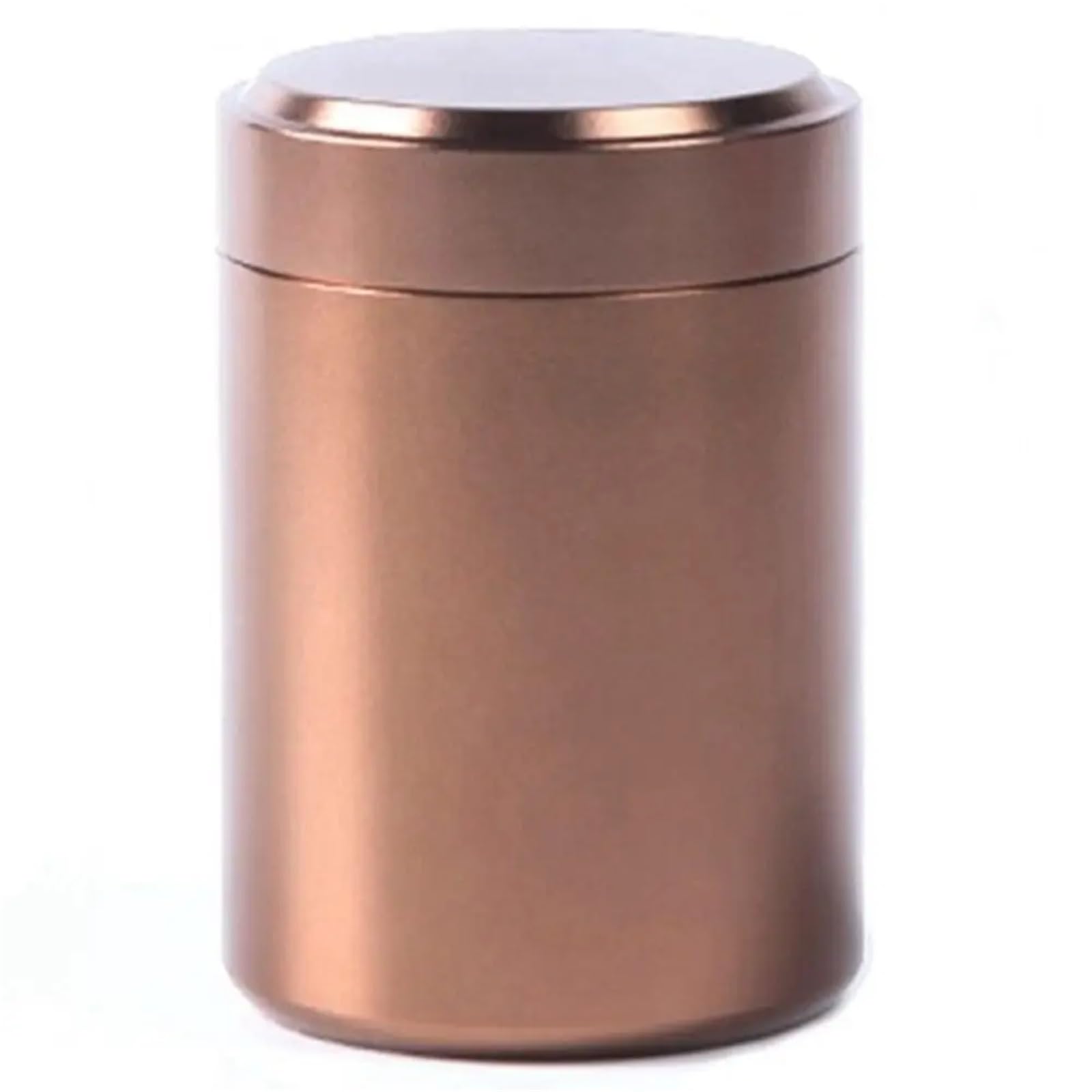 UBOHUZ 8pcs Round Small Aluminum Cans Metal Candy Jar Sealed Loose Tea Packaging Airtight Smell Proof Container Storage Bottles Jars for Tea, Coffee(Coffee)