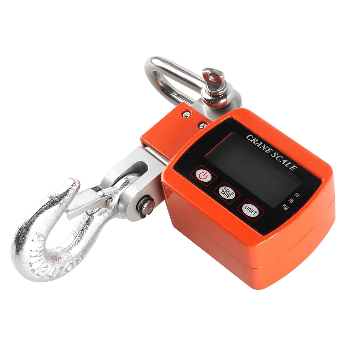 Ieron Digital Crane Scale 500kg 1100lbs Electronic Hanging Scale Industrial Weighing Scales with Precise Sensor Mini Portable LCD Scale with Hooks for Hunting Farm - Image 3