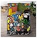Produktbild Loussiesd Kinder Kids Graffiti Wall Betten Set Sreet Art Design Bettwäsche Set Weiche Mikrofaser Hiphop Stil Bettbezug mit 1 Kissenbezug 2 teilig 135x200 cm + 80x80 cm, Jungen