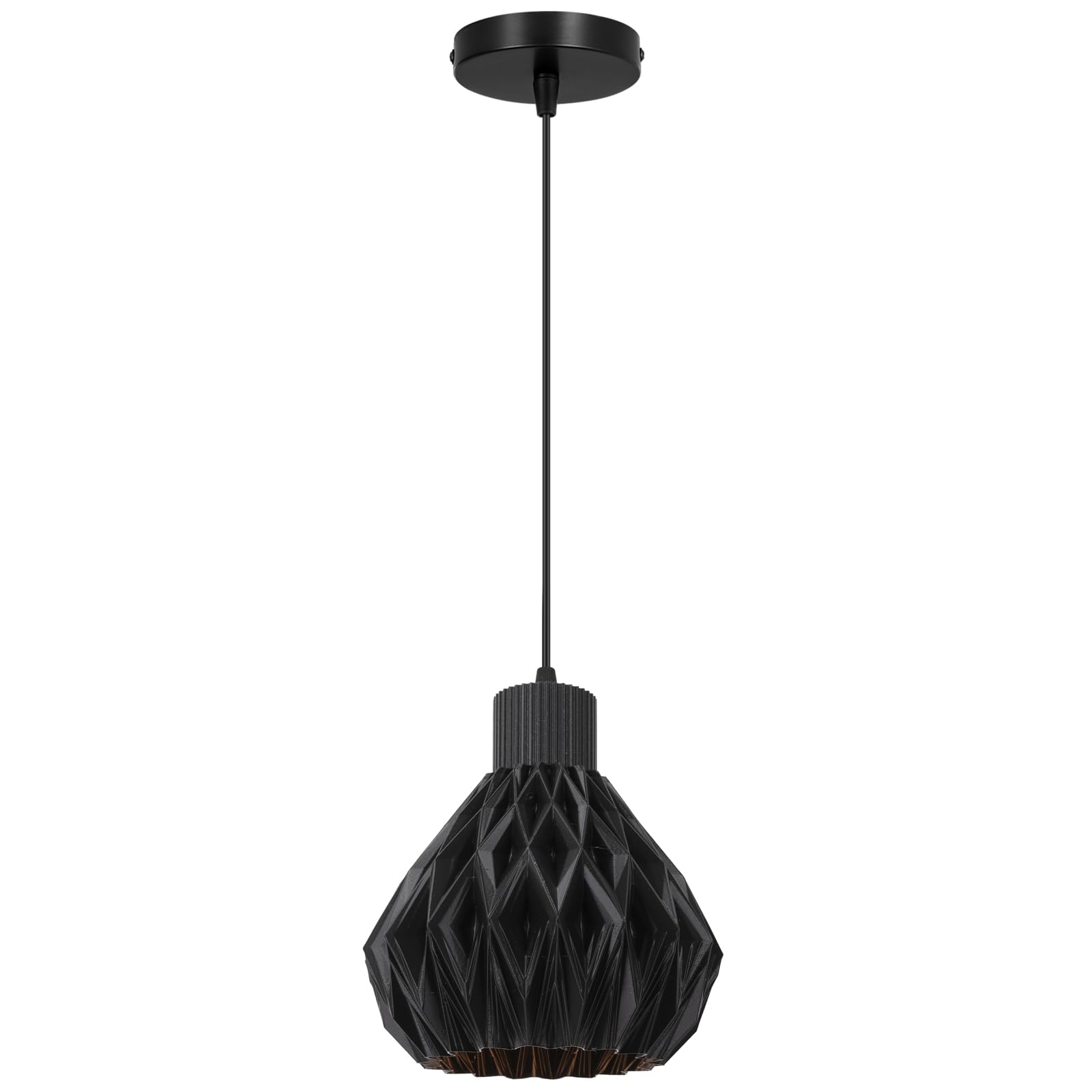 LYMSXAZOU Industrial Chandelier Pendant Light - Modern Acrylic Shade E27 Vintage Ceiling Fixture for Hallway Bedroom Dining Room Creative Home Decor Lighting