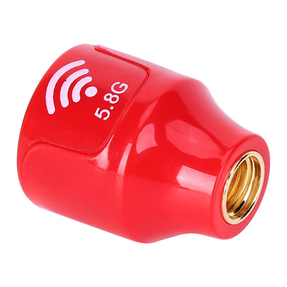 Antena 3dBi de 5.8Ghz, Antena FPV omnidireccional Antena ABS de 5.8Ghz Antena FPV de Largo Alcance Ancho de Banda de 100MHz para FPV Racing Drone RC(Red, Bore)