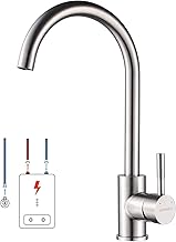 Rubinetto da cucina a bassa pressione Rubinetto da cucina in acciaio inox per lavello per caldaia o sottolavello