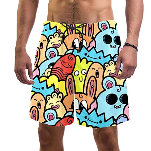 Short de plage Yuzheng style dessin animé idéal pour vos vacances