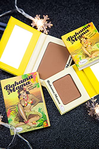 Thebalm Bahama Mama Bronzer, Natural Mat, Tanned Beach Glow Travel Size - Image 6