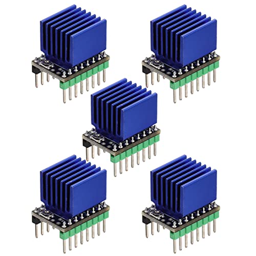 Baluue 5pcs Stepper Motor Driver Silent Driver Microstepping for Printer Accessories