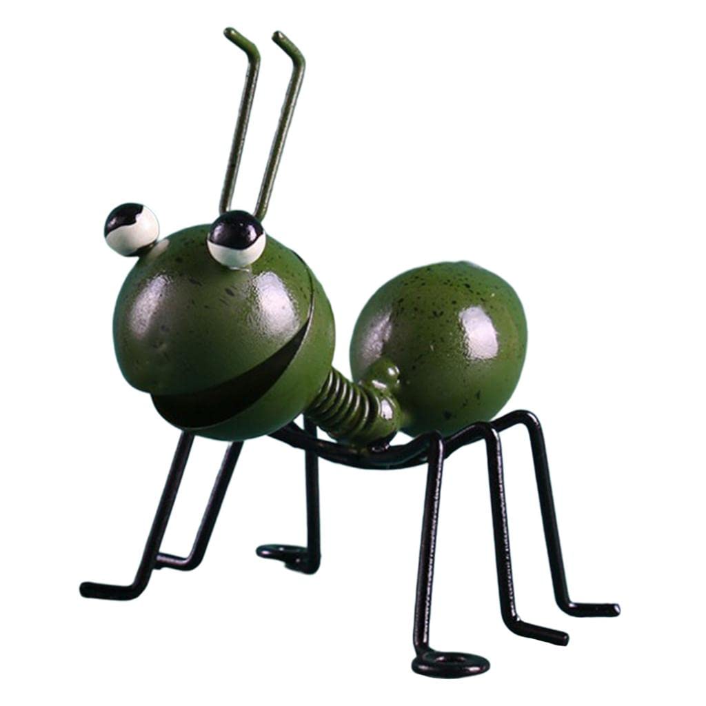 Meri Shopp Ant Garden Decor Metal Ant Yard Wall Decor Fence Hanging Decoration Green-image-20