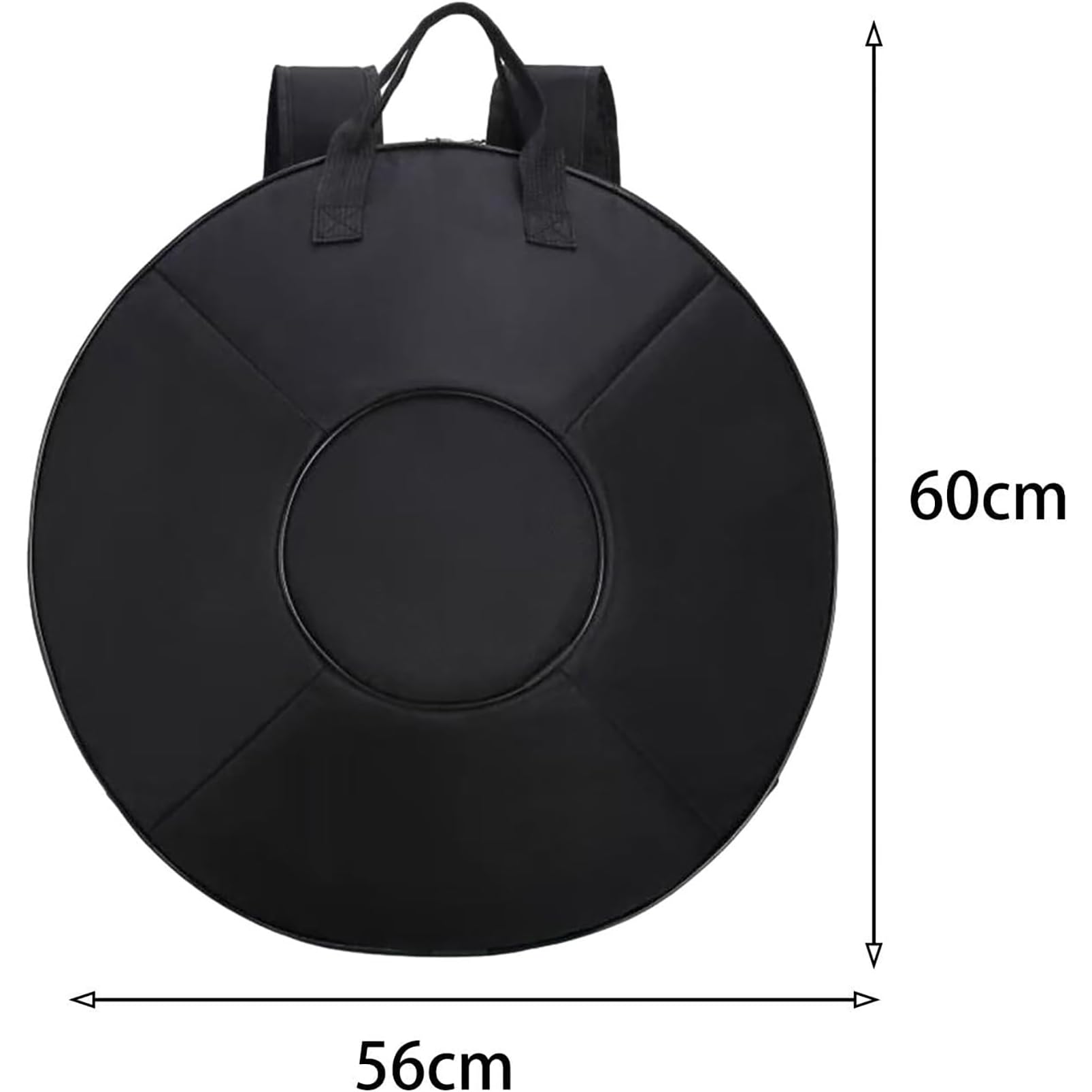 Torba na bęben ręczny, torba na bęben na instrumenty muzyczne, średnica 56 cm, lekka torba na bęben, profesjonalne akcesoria ochronne