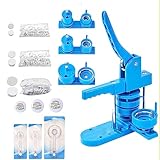 缶バッジメーカー 缶バッジマシン 缶バッジマシーン バッジ製造機 ６サイズバッジ作成に対応 バッジ素材付き オリジナルバッジDIY 手作り (32㎜＆44㎜＆58㎜セット)