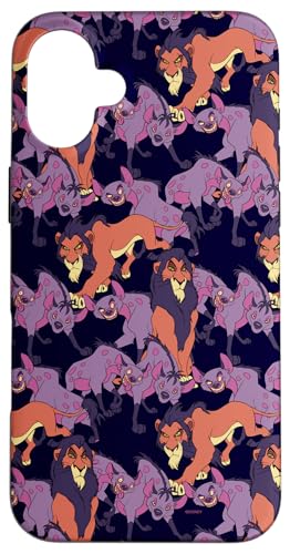 iPhone 16 Plus Disney The Lion King 30th Anniversary Scar & Hyenas Pattern Case