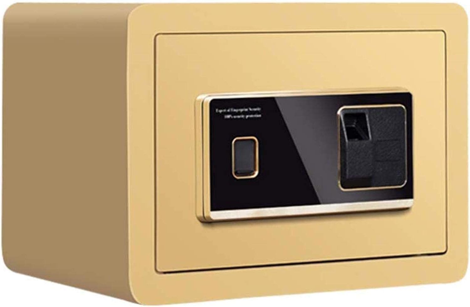 ZLLFHS Safes Safes Home Invisible Fingerprint Password cm Home Office Deposit Anti-Theft Wall Electronic Deposit 35 * 25 * 25Cm Safe,Black
