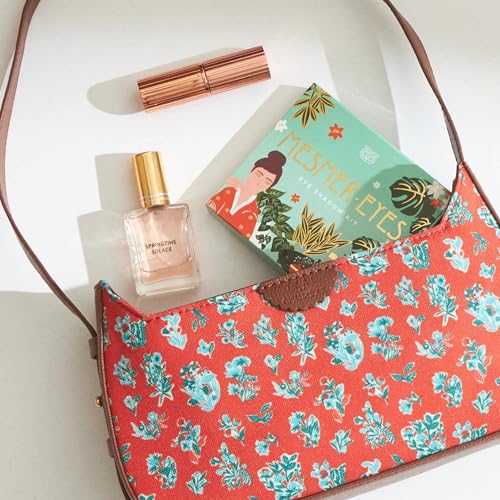 Image of TEAL BY CHUMBAK Women's Sling Bag |Shoulder Bag | Crossbody Bag | Printed canvas PU With Zipper closure and shoulder strap
