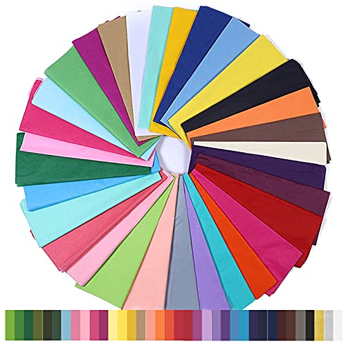 VieFantaisie 360 Sheets Tissue Paper Bulk, 12" x 8" Assorted Colors Tissue Paper Gift Wrapping Tissue Paper, 36 Colored Tissue Paper for Crafts,DIY, Art, Holidays, Christmas, Birthdays