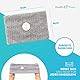 Health Press® Akupressur Armband Set: Zwei Akupressurarmbänder – Perfekt für die Anwendung an beiden Handgelenken – Dank optimierter Passform für jedes Handgelenk – Akupressurarmband (1 Paar, Grau)