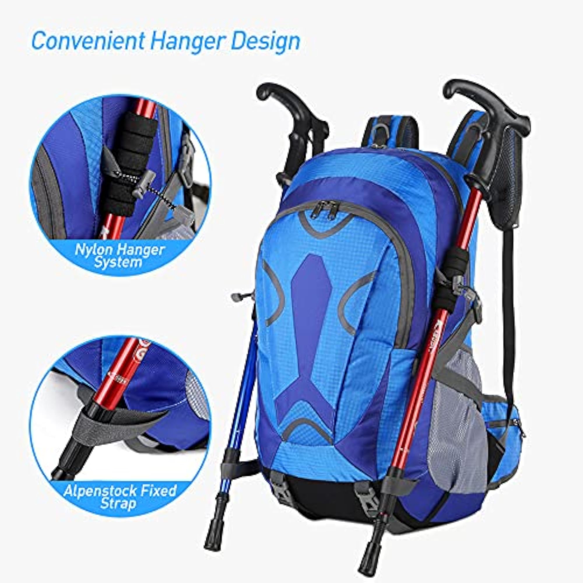 36-55L Large Capacity Waterproof Storage Backpack