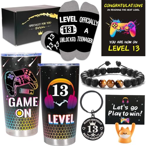 XIESUNUN 13 Year Old Boy Birthday Gift Ideas Teenage Boy Gifts Unique Funny 13th Birthday Gifts Thirteen Year Old Present for Son Grandson Nephew Brother