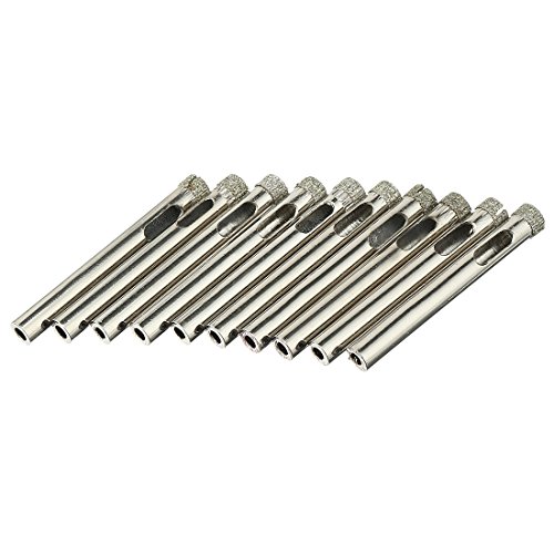 Set de 10 brocas para vidrio de 7 mm Aexit miniatura 1