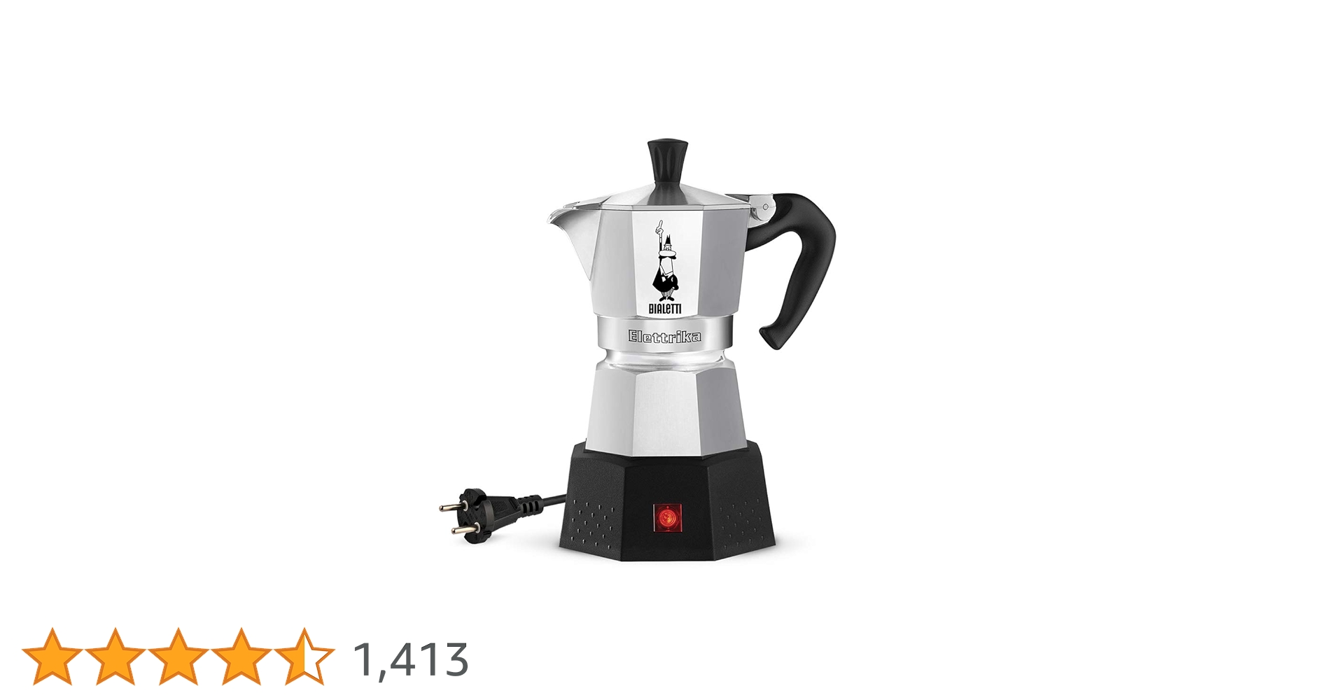コーヒーメーカー・エスプレッソマシン BIALETTI Moka Elektrika Fiat 500 weiss Amazon | ビアレッティ 電気式モカコーヒーメーカー | BIALETTI