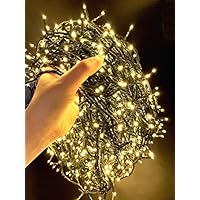 Amazon.co.jp: LED ライト イルミネーション ゴールド 1000球LED 電球