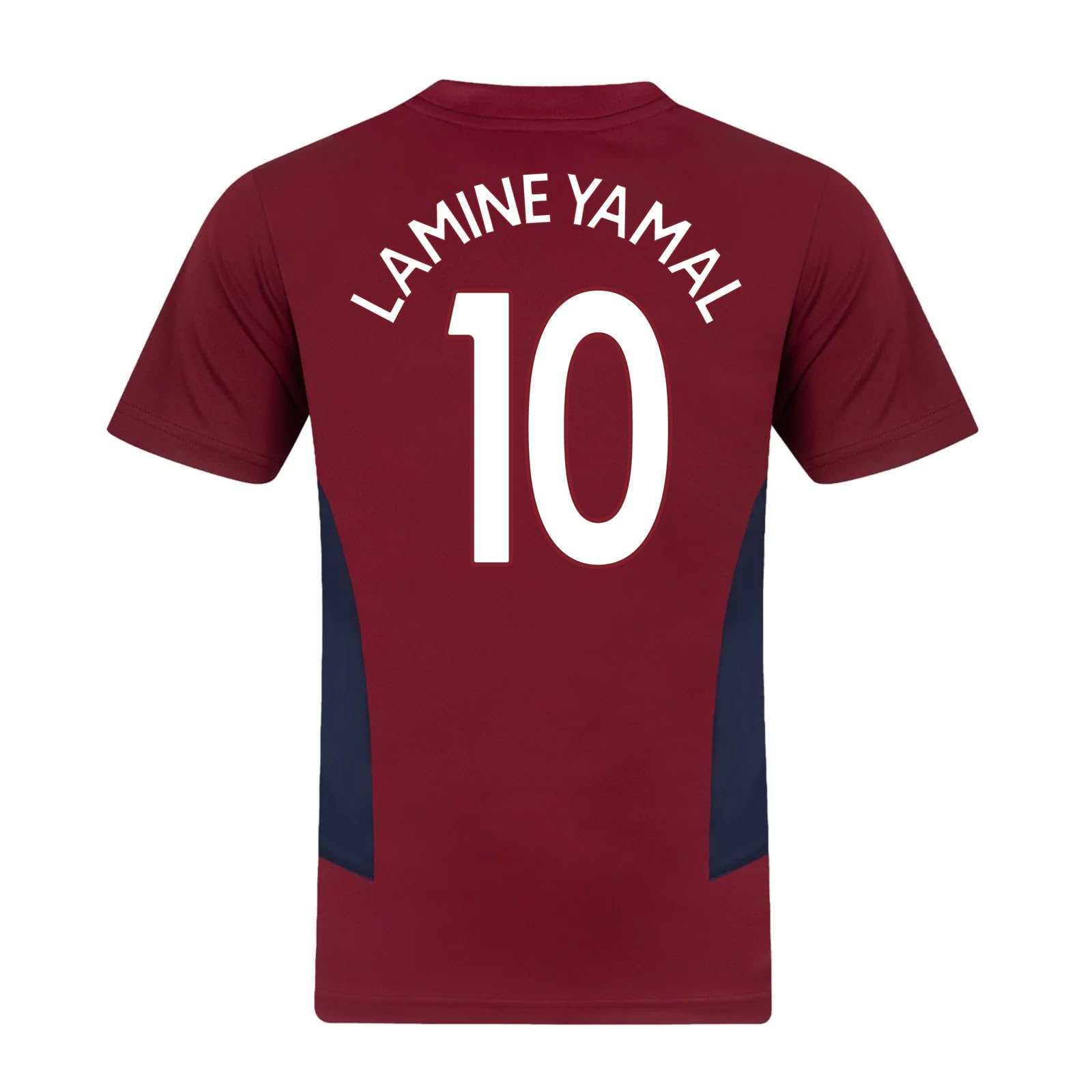 FC Barcelona Boys Lamine Yamal 10 Poly T-Shirt Red 10-11 Years