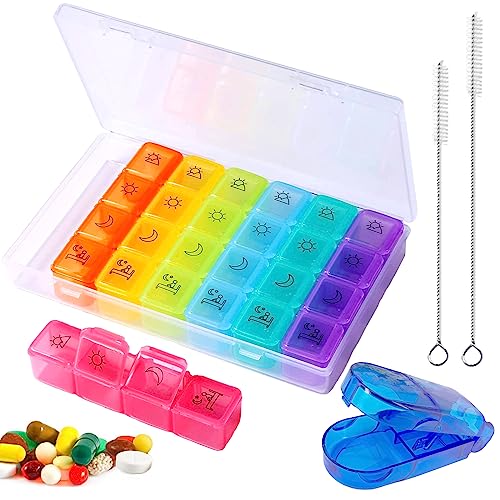 BDSHUNBF Portapillole Settimanale, con